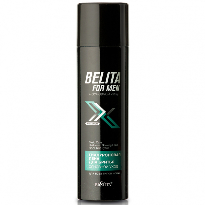 Піна гіалуронова для гоління Беліта For men "Основний догляд"