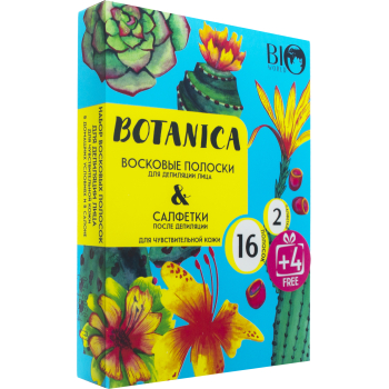 Набір для депіляції обличчя для чутливої шкіри Bio World Botanica