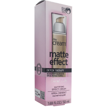 Крем-эффект матирующий Bio World Secret Life Detox Therapy Matte Effect Day Cream