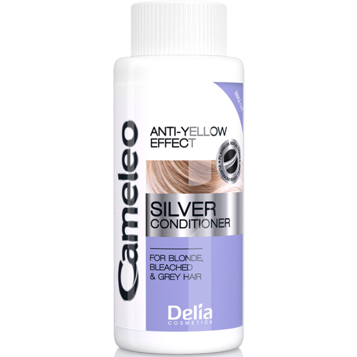 Кондиціонер для світлого волосся "Silver" (нейтралізатор жовтизни) Delia Cosmetics Cameleo Silver Conditioner 50 мл
