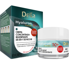 Крем концентрат з ефектом ліфтингу 50+ Delia Hyaluron Fusion Anti-Wrinkle-Lifting Day and Night Cream Concentrate 50 мл