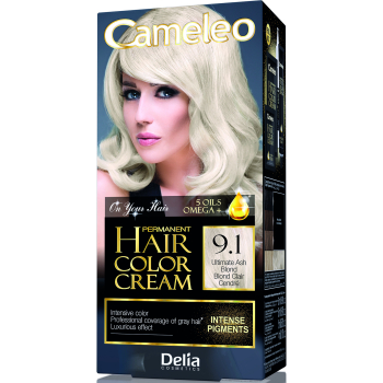Фарба для волосся Delia Cameleo OMEGA plus 5 олій Ultimate Ash Blond 50 мл