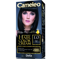 Краска для волос Delia Cameleo OMEGA plus 5 масел Black 50 мл
