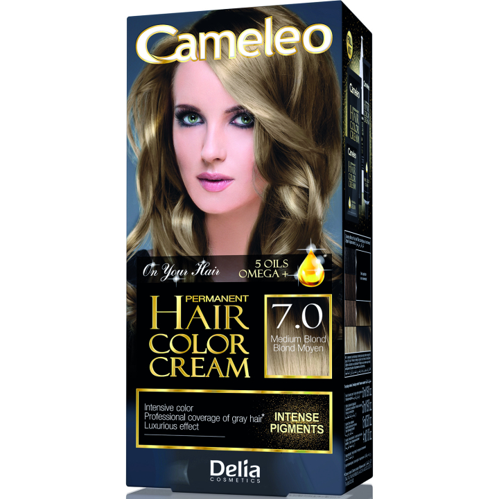 Фарба для волосся Delia Cameleo OMEGA plus 5 олій Medium Blond 50 мл