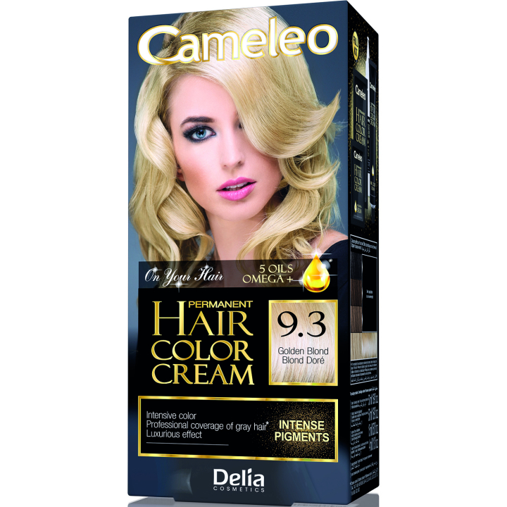 Фарба для волосся Delia Cameleo OMEGA plus 5 олій Golden Blond 50 мл
