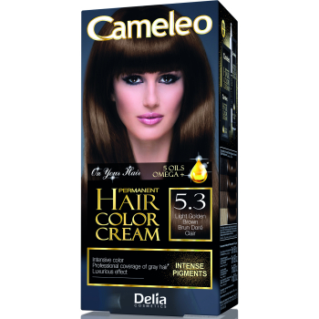 Фарба для волосся Delia Cameleo OMEGA plus 5 масел Light Golden Brown 50 мл