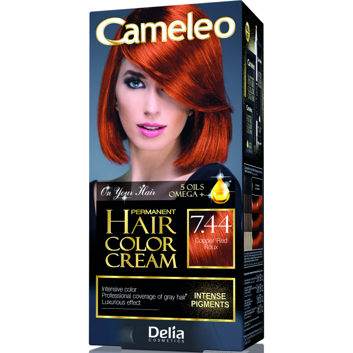 Фарба для волосся Delia Cameleo OMEGA plus 5 олій Copper Red 50 мл