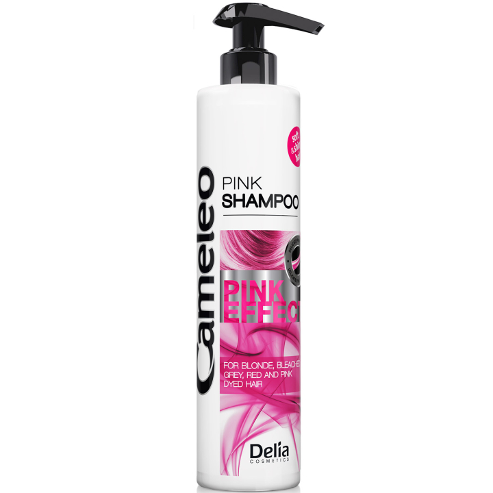 Шампунь для догляду з рожевим відтінком Delia Cosmetics Cameleo Pink Effect Shampoo 250 мл