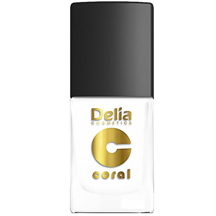 Лак для нігтів Delia Coral тон 502 Білий