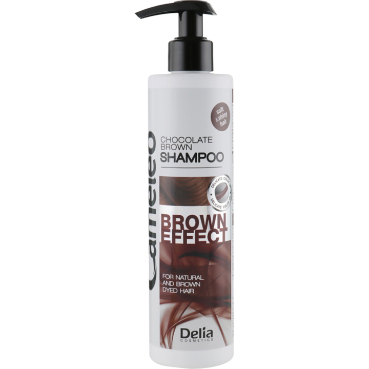Шампунь з ефектом поглиблення кольору для коричневого волосся Delia Cameleo Brown Effect Shampoo 250 мл
