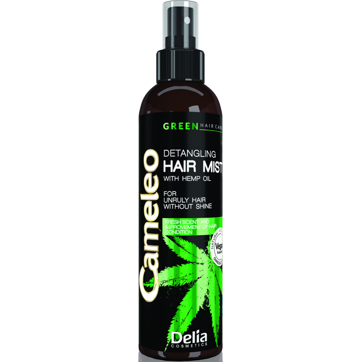 Спрей для волосся з маслом конопель Delia Cosmetics Cameleo Green 200 мл