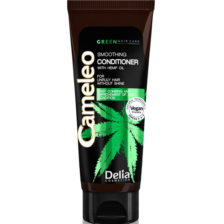 Розгладжувальний кондиціонер для волосся з олією конопель Delia Cosmetics Cameleo Green Conditioner 200 мл