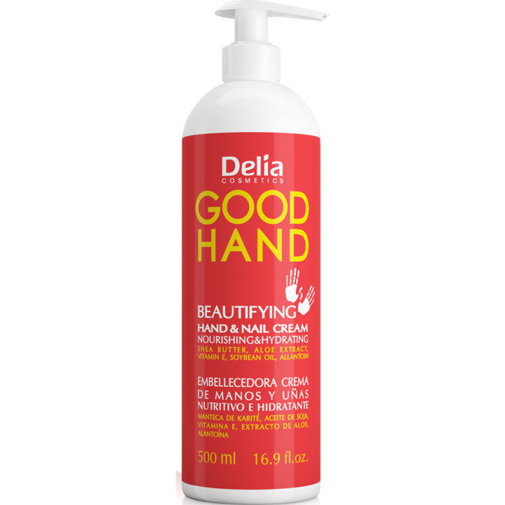 Крем для рук та нігтів Живильний і Зволожуючий Delia Hand Beautifying Hand & Nail Cream with Shea Butter + Aloe