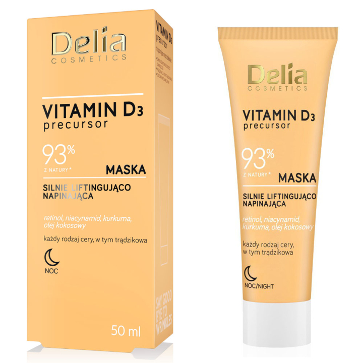 Підтягуюча маска з вітаміном Delia Vitamin D3