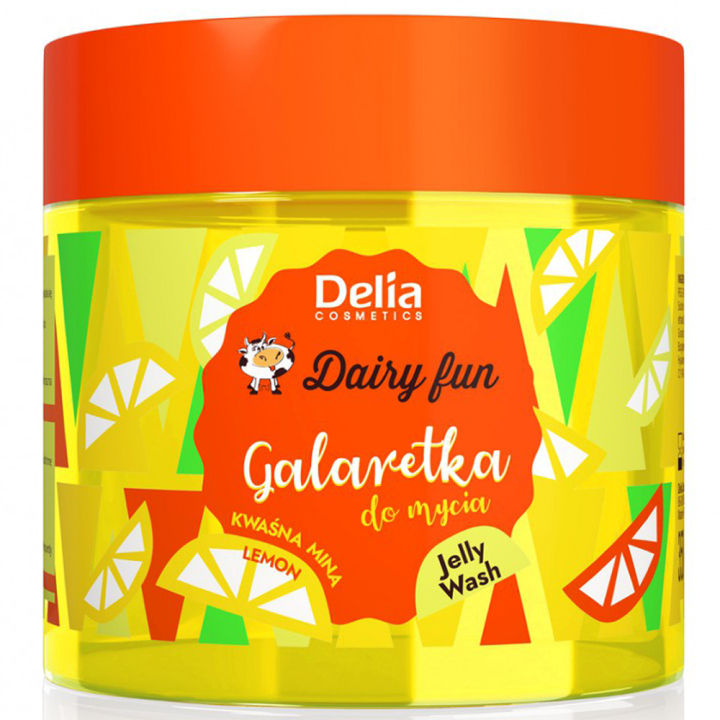Желе для миття тіла Delia Dairy Fun Лимон