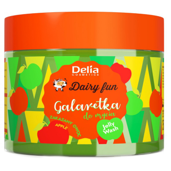 Желе для миття тіла Delia Dairy Fun Яблуко