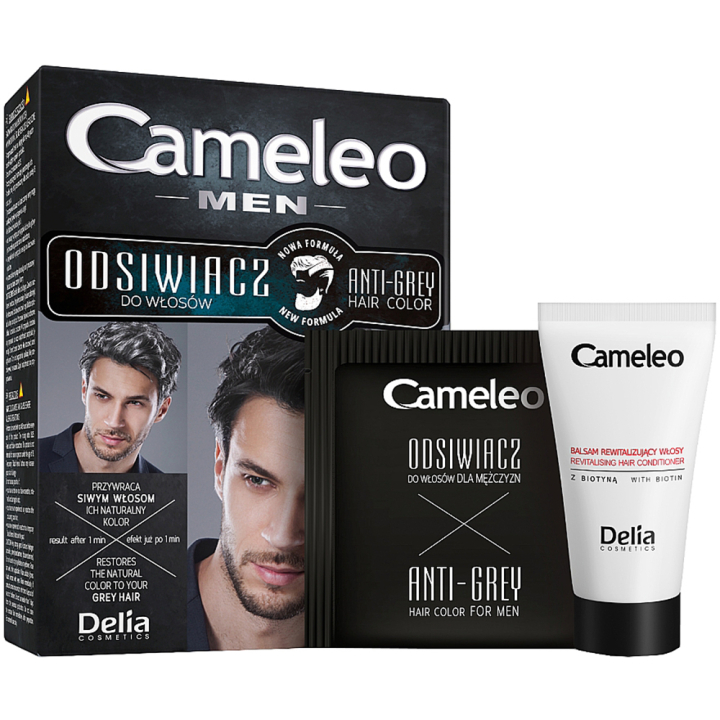 Антиседин для брюнетов Delia Cameleo Men Anti Grey Hair Color 30 мл