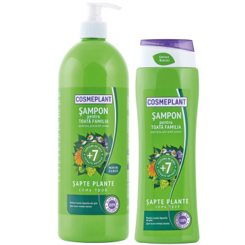 Шампунь для всієї родини (7 трав і протеїни пшениці) Viorica Cosmeplant 400 мл