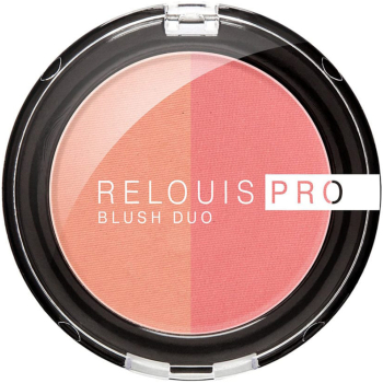 Румяна компактные для лица Relouis Pro Blush Duo тон 201