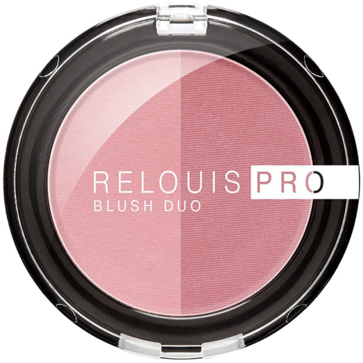 Рум'яна компактні для обличчя Relouis Pro Blush Duo тон 202