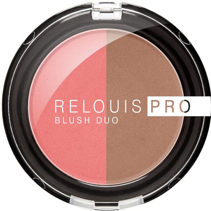 Рум'яна компактні для обличчя Relouis Pro Blush Duo тон 204