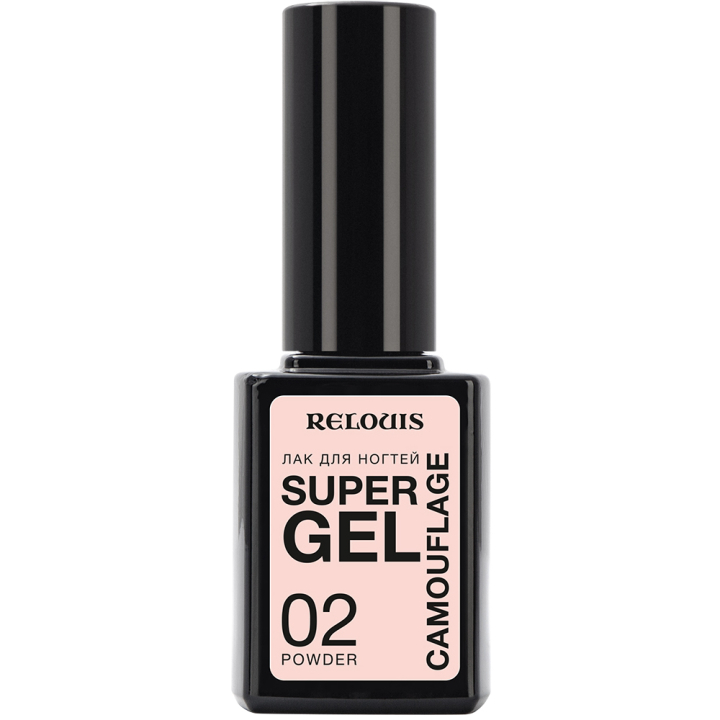 Лак для нігтів з гелевим ефектом Relouis Super Gel Camouflage 02 Powder