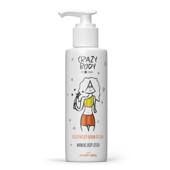 HiSkin Crazy Body Лосьйон для тіла Антицелюлітний Зігріваючий з ароматом цукрова вата 300мл