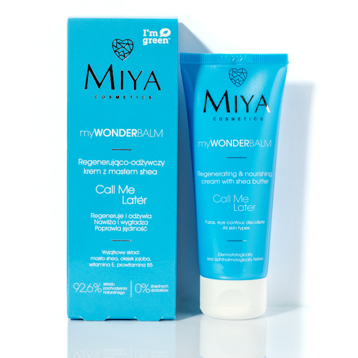 MIYA myWONDERBALM Call Me Later Крем для обличчя відновлюючий та живильний з олією ши 75мл