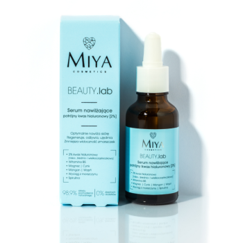 MIYA BEAUTY.lab Сироватка для обличчя зволожуюча з потрійною гіалуроновою кислотою (2%) 30мл
