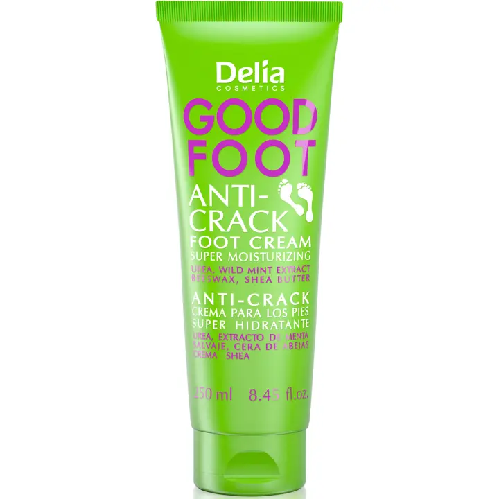 Крем для грубої, потрісканої шкіри стоп Delia Good Foot Anti-crack Super Moisturising Foot Cream 250 мл