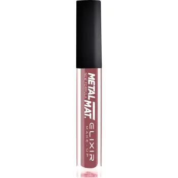 Рідка помада для губ матова Elixir Liquid Lip Metal Mat тон 428 Carmelian