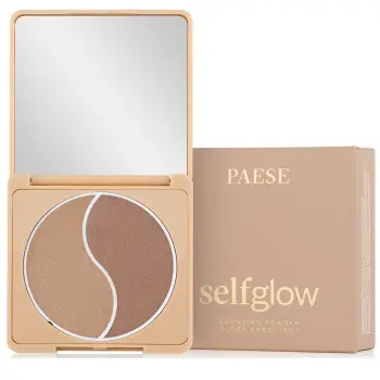 Бронзер-палетка Paese Self Glow Bronzer Medium 2 в 1