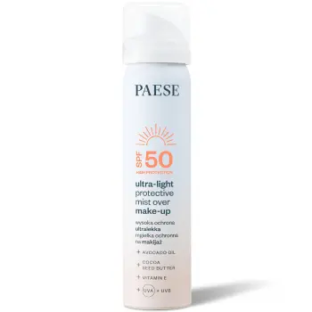 Спрей поверх макіяжу Paese ультралегкий захисний з SPF 50, 75мл