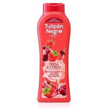 Гель для душу Tulipan Negro Полуниця та вишня 650мл