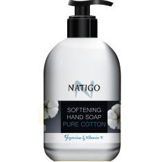 Жидкое мыло для рук Natigo Чистый хлопок 500 мл