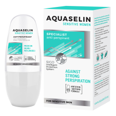 Жіночий антиперспірант проти підвищеної пітливості Aquaselin Sensitive 50мл