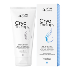 Шампунь міцелярний More4Care Cryo Therapy для пошкодженого і тьмяного волосся 200мл