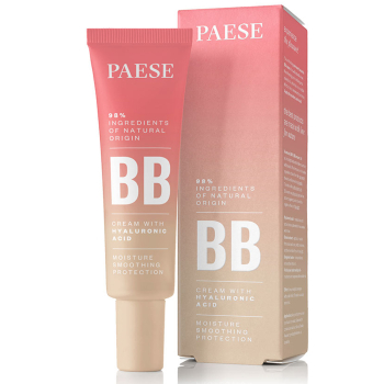 Тональний BB-крем Paese з гіалуроновою кислотою 01N Ivory