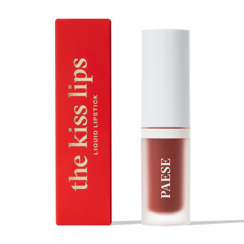 Рідка помада Paese The Kiss Lips матова з вітаміном Е The Kiss Lips 04 Rusty Red 3,4мл