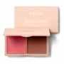 Палітра для контурингу  2в1 (рум'яна-бронзер) Paese Kiss My Cheeks Creamy Warm, 15г 