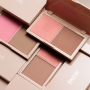 Палітра для контурингу  2в1 (рум'яна-бронзер) Paese Kiss My Cheeks Creamy Cold, 15г 