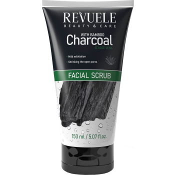 Скраб для обличчя з вугіллям Revuele Bamboo Charcoal